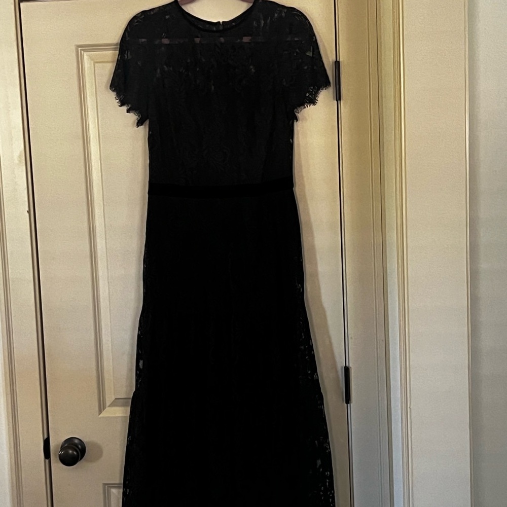 Lauren Ralph Lauren Black Lace Dress
